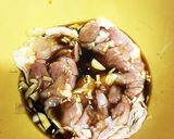 にんにく醤油に漬け込む鶏の照り焼き作り方2写真