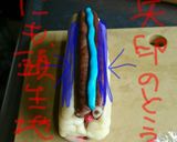 猫型ロボット風。顔クッキー作り方38写真