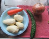 単身者がつくるポテサラ　隠し味は〇〇作り方1写真