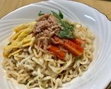 インスタントラーメンで巻き麺作り方10写真