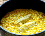 芯と一緒に炊飯♪とうもろこしご飯作り方5写真