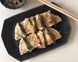 ピリ辛タレとエゴマのチヂミ作り方10写真