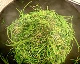 豆苗のぱっぱと炒め作り方5写真