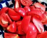 トマトとふわふわ卵の炒めもの作り方1写真