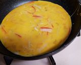カニ玉半熟オムレツ冷やし中華作り方2写真