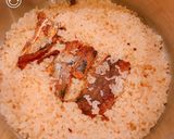 圧力鍋で、さんまの蒲焼缶の炊き込みご飯！作り方7写真