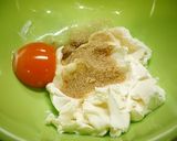 簡単！とろけるスフレチーズケーキ☆粉不要作り方1写真