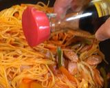 焼きナポリタン　懐かしい甘さが特徴作り方14写真