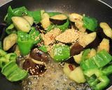 ナスとピーマンの甘味噌炒め作り方6写真
