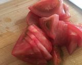 熱熱！トマトと卵の炒飯作り方1写真