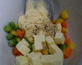◆カラフル　マヨチーズトースト◆作り方1写真