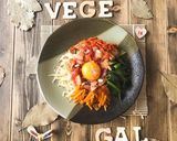 発芽玄米の海鮮・生ビビンバ丼作り方8写真
