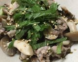 ☆豚肉としめじの梅酢炒め☆作り方4写真