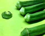 レンジで簡単、オクラの豚肉巻き蒸し作り方1写真