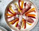 レンジで簡単、オクラの豚肉巻き蒸し作り方5写真