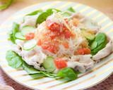 簡単トマトだれの⁂豚しゃぶそうめん作り方5写真