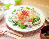 簡単トマトだれの⁂豚しゃぶそうめん作り方6写真