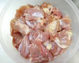 ぷりぷりジューシー！なす鶏もも肉の塩焼き作り方1写真