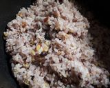 夏場のお弁当 梅干入りご飯作り方2写真