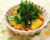 パクチーと卵のスイートチリソースサラダ♡作り方5写真