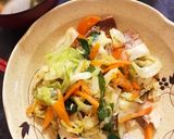 キャベツと、豚バラの炒め物、満腹作り方4写真