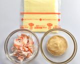 カニカマde簡単☘️味噌マヨごちそうパン作り方1写真