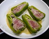 簡単！ピーマンの豚こま肉詰め作り方4写真