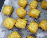 アゲアゲ豆腐アンチョビドレッシングサラダ作り方3写真