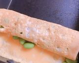 お弁当に！枝豆たくさん玉子焼き作り方4写真