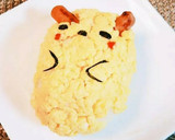 炒り卵をまとった卵型のお握り♪作り方11写真