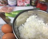 誰でもパラッと出来る紅生姜とおかかの炒飯作り方1写真