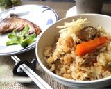 鯖缶の簡単炊き込みご飯☆作り方4写真
