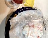 1歳バースデーケーキ ほんのりピンク作り方2写真