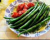 作り置き、インゲンとトマトのオイル煮☆作り方4写真