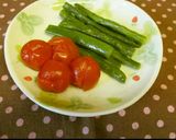 作り置き、インゲンとトマトのオイル煮☆作り方5写真