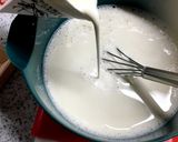 黒ごまミルクプリン作り方5写真