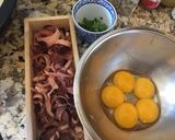 削りたて鰹節踊る〜和風カルボナーラ作り方2写真