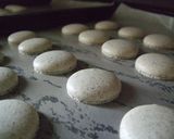 大好き 私のマカロン (胡麻)作り方10写真