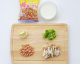 初めてクッキング☆クリームスパ風ビーフン作り方2写真