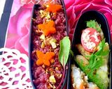 中学生　女子弁当　黒もち米　デリ風作り方5写真