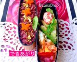 中学生　女子弁当　黒もち米　デリ風作り方7写真