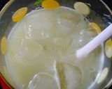 ☆メロン炭酸水のジュース☆作り方3写真