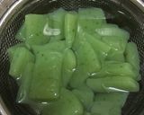 刺身こんにゃくとごま油と塩とにんにく作り方1写真