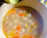 ひよこ豆とアボカドのスープ作り方8写真