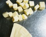 豆苗とカボチャの6ｐチーズサラダ作り方2写真
