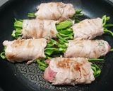お弁当のおかずにピーマンの肉巻き作り方3写真