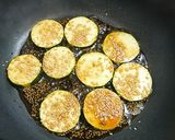 ズッキーニのゴマ照り焼き作り方4写真