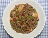 嵐相葉☆乾燥えだ豆と乾燥しめじで麻婆枝豆作り方21写真
