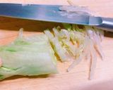 レタスたっぷり麻婆風肉味噌 丼作り方3写真