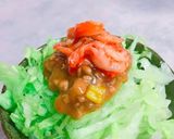 レタスたっぷり麻婆風肉味噌 丼作り方6写真